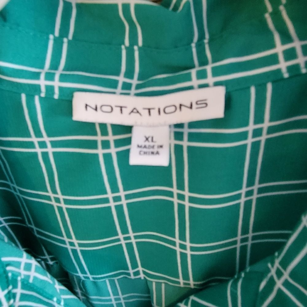Notations Women's Long Sleeve Blouse XL Pre-owned - Picture 4 of 6